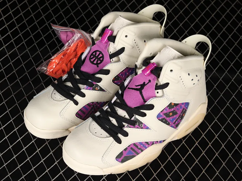 All categories Air Jordan Jordan series basketball shoes Air Jordan 6 Air Jordan 6 "Quai 54" AJ6 Joe 6 Khaki Purple CZ4152-101